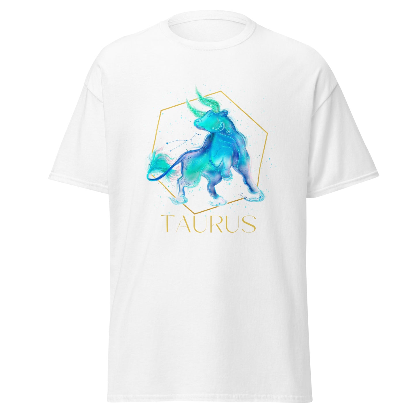 Taurus Zodiac Hexagon Tshirt